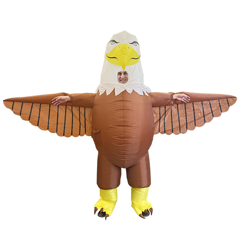 Cosplay Prop - Aufblasbare Adler-Kostüme, Cartoon-Tier-Aufblaskleidung, Halloween-Party-Cosplay-Kostüm, lustige Requisiten