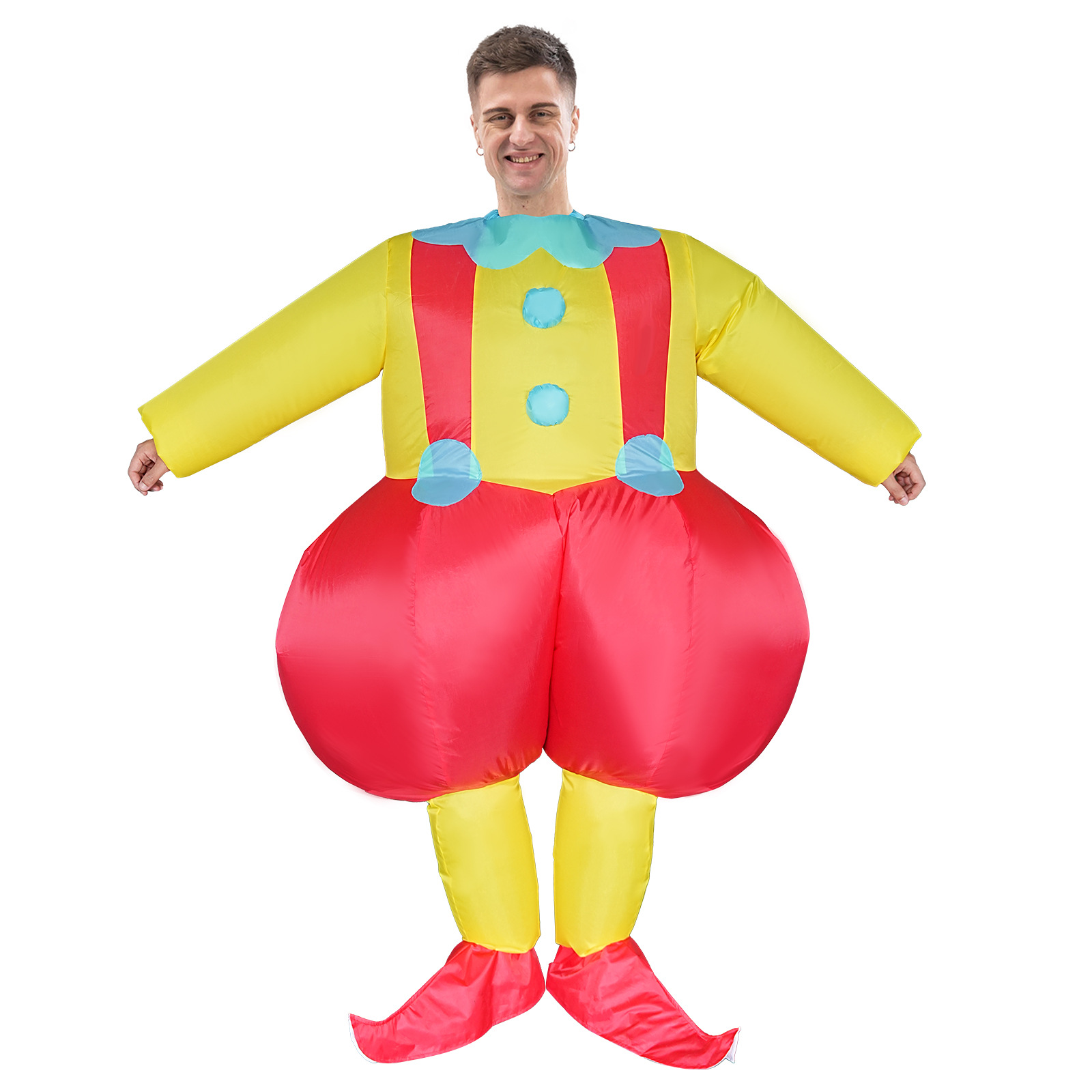 Aufblasbare Clown-Kostüme mit  – Cosplay Prop Bewertung und Preis