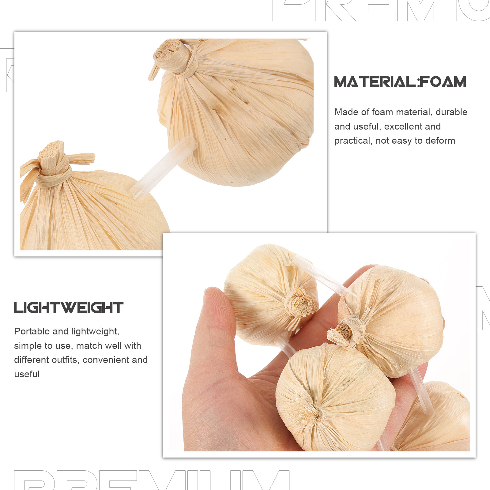 Künstlicher Knoblauchkranz aus – Easy Cosplay Prop Bewertung und Preis